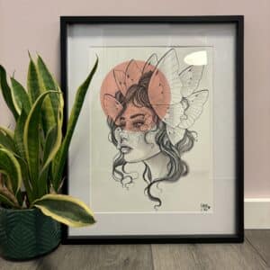 Butterfly girl Coral