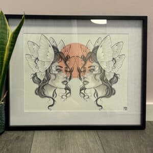 Butterfly girl twins Coral