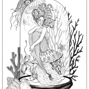 Mermaid in belljar